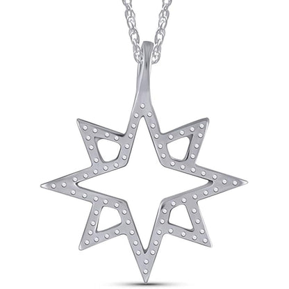 0.50 CT Moissanite Star Pendant Necklace