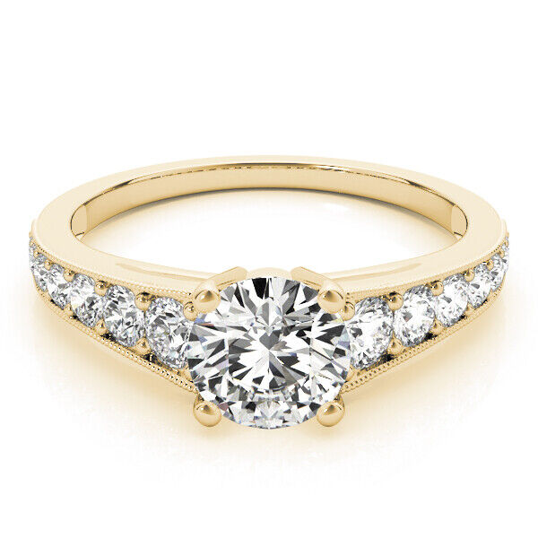 Solitaire Moissanite Engagement Ring