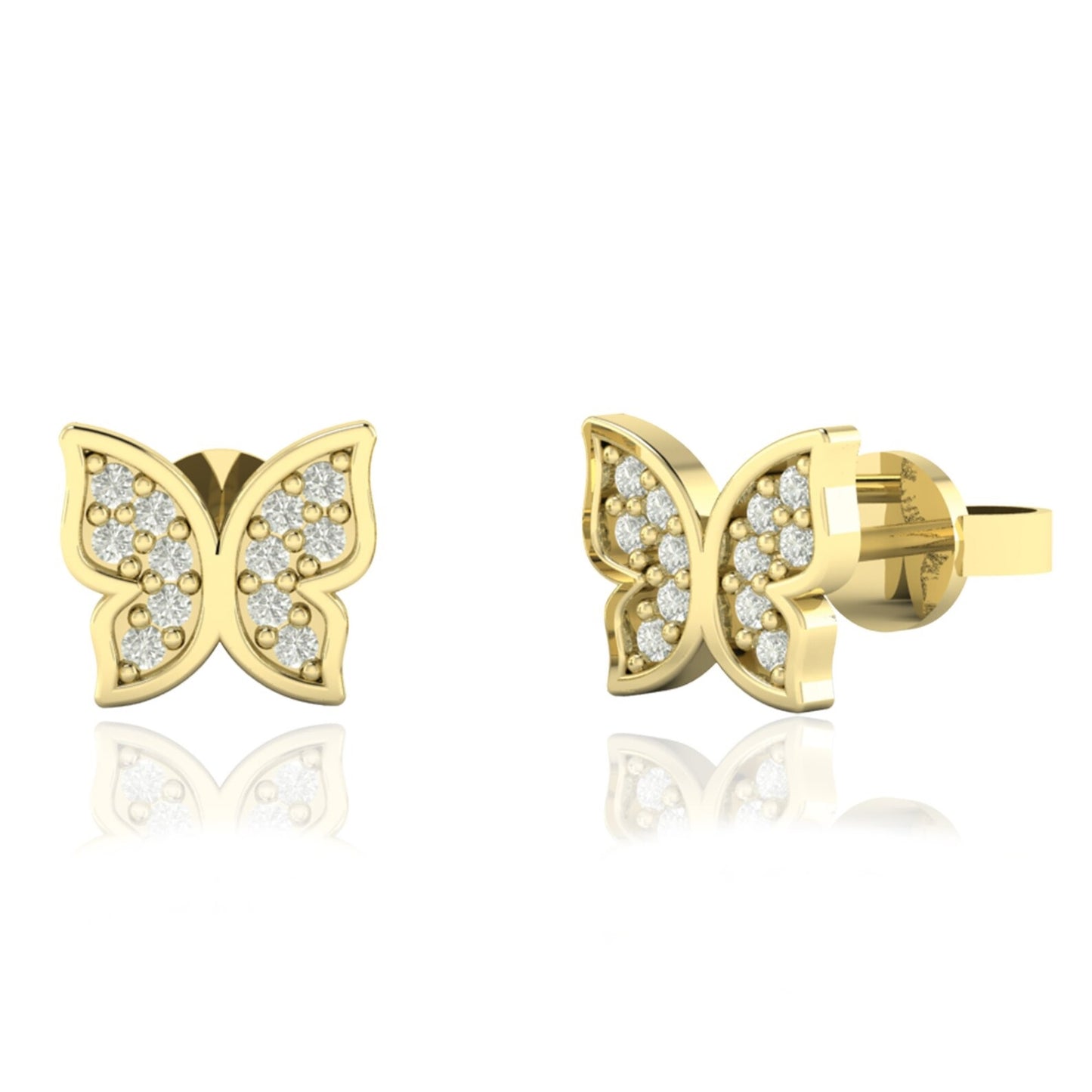 Butterfly Stud Earrings