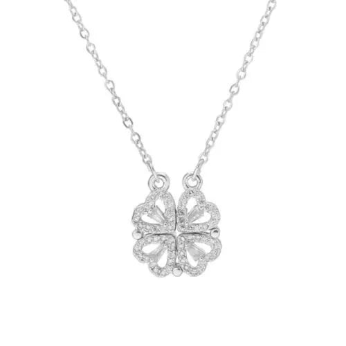 Ladies Moissanite Cluster Pendant