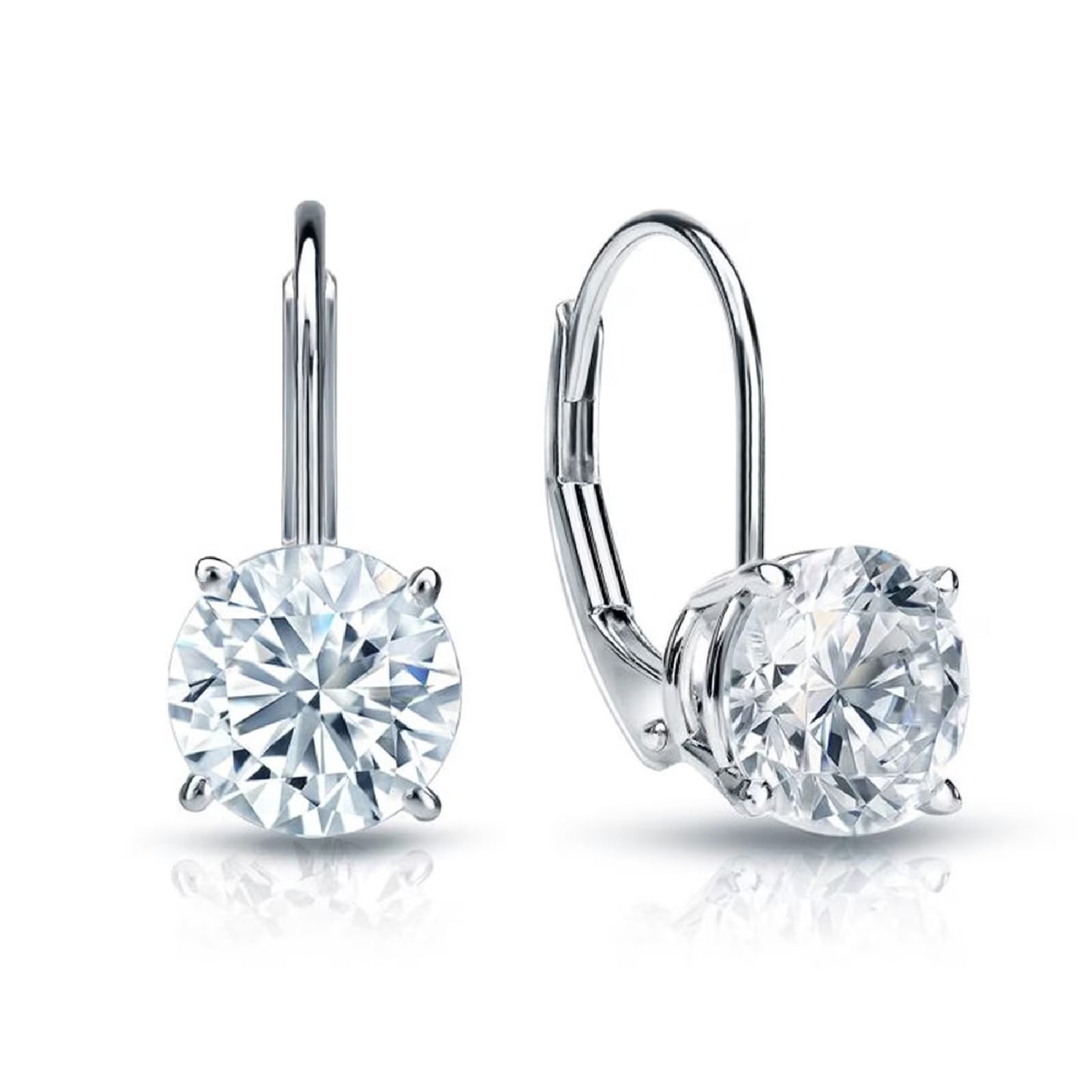 Moissanite Dangle Earrings