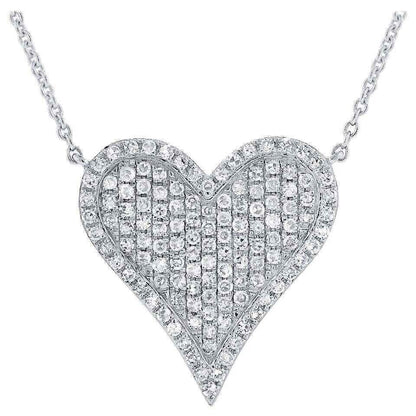 1.50 CT Moissanite Heart Pendant