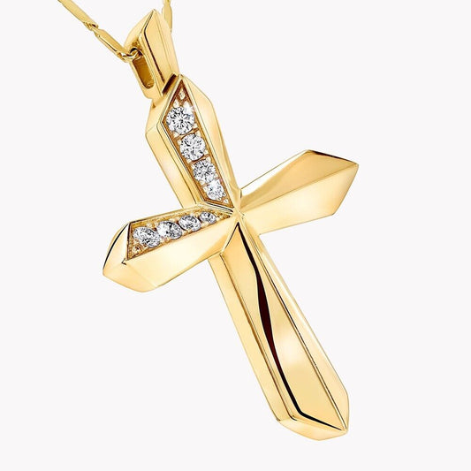 Moissanite Cross Pendant