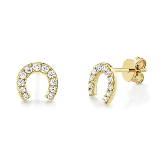 Horseshoe Stud Earrings