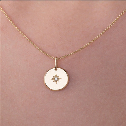 Dainty North Star Necklace