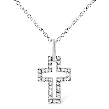 0.25 CT Moissanite Cross Pendant