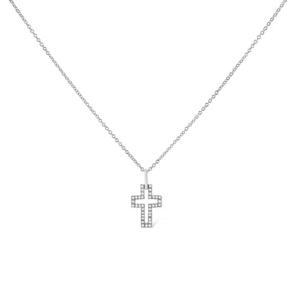 0.25 CT Moissanite Cross Pendant