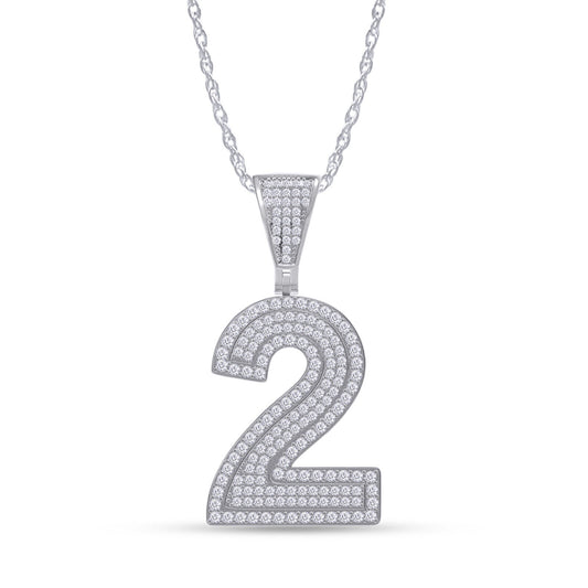 Customize Number Pendant Free Chain