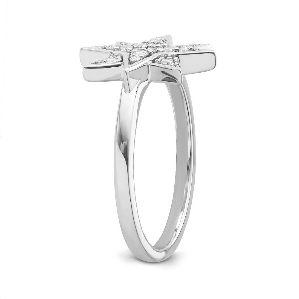 0.15 CT Moissanite Women Star Ring