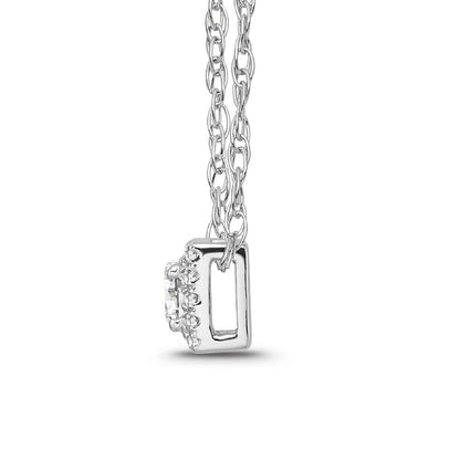 Moissanite Cluster Pendant Necklace