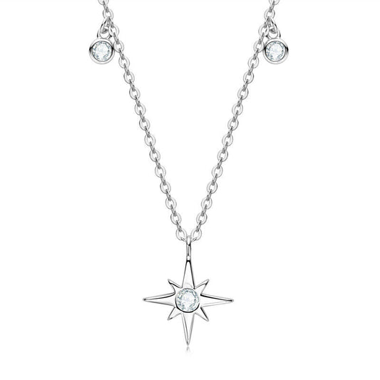 Moissanite Star Necklace