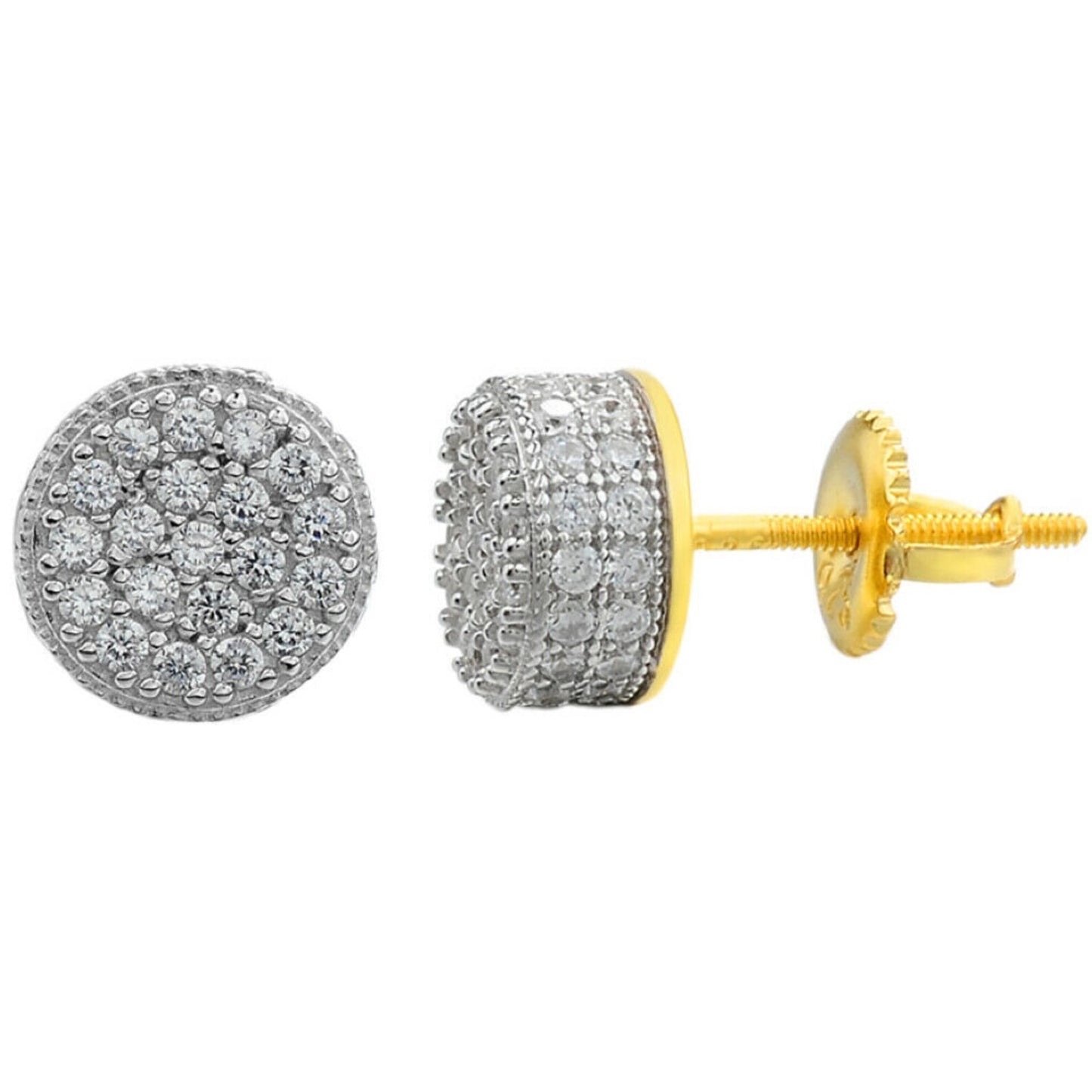 Unisex Moissanite Stud Earrings